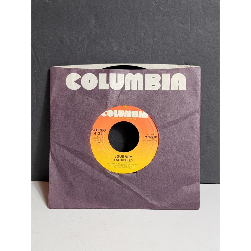 Journey – After The Fall / Only Solutions - 1983 Columbia 38-03840 7" Single 45